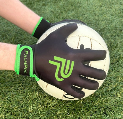 Green and Black Gaelic Gloves