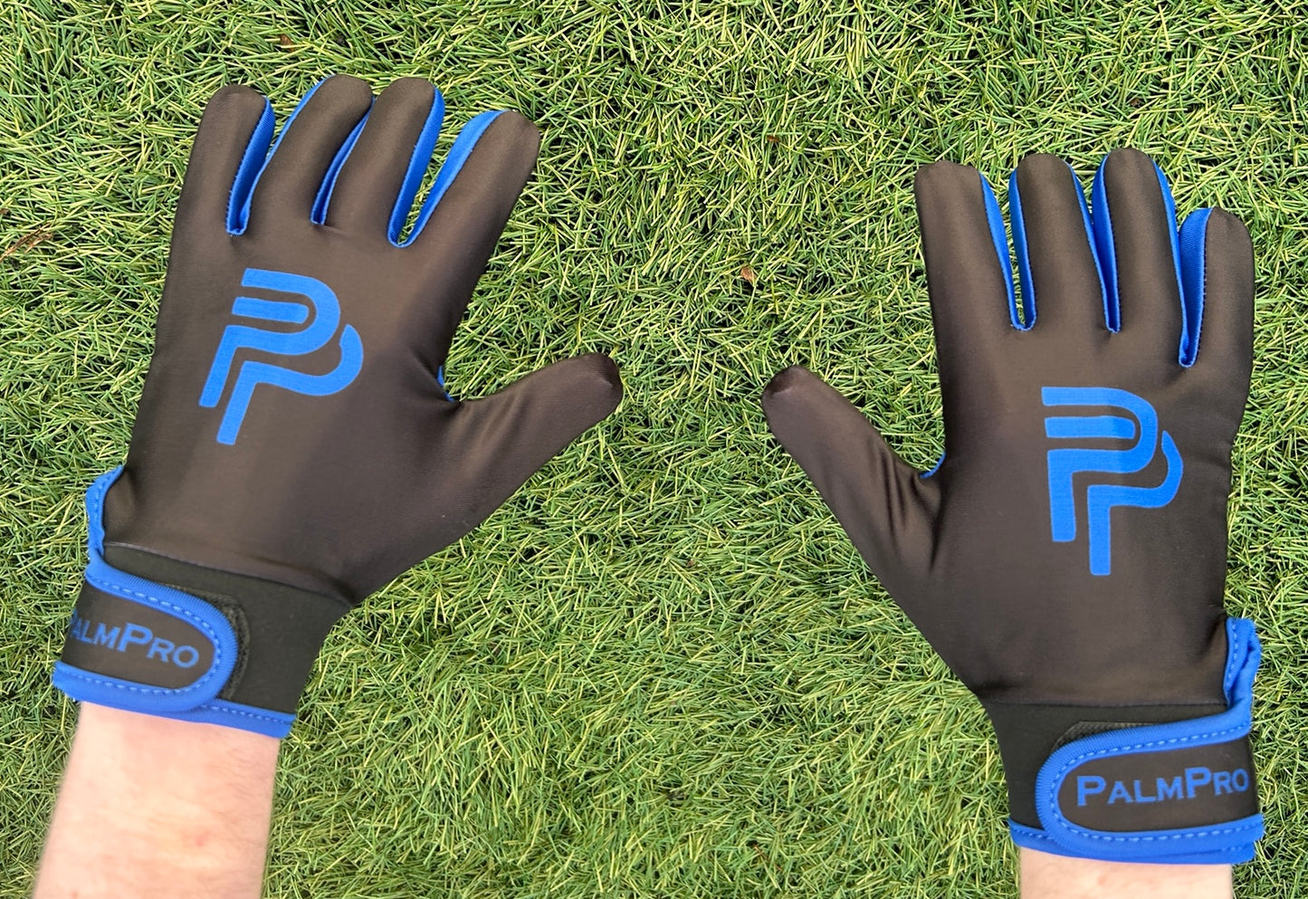 Blue and Black Gaelic Gloves